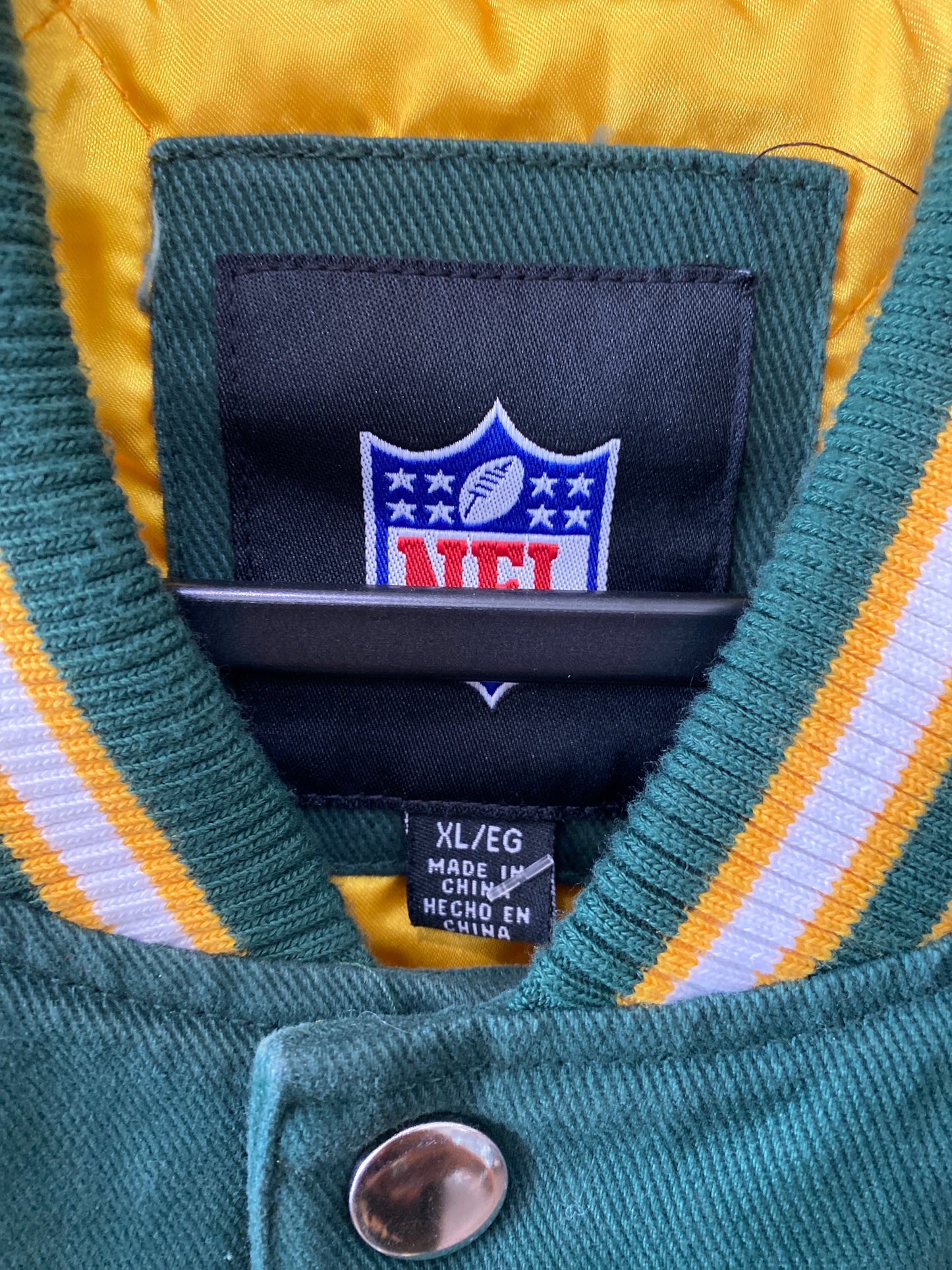Green Bay Packers Varisty Jacket Sz XL