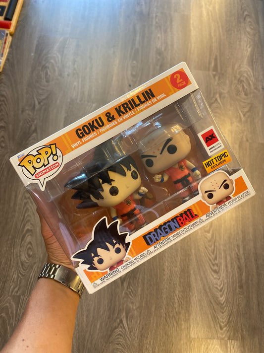Goku And Krillin Dragon Ball Z Funk Pop Set