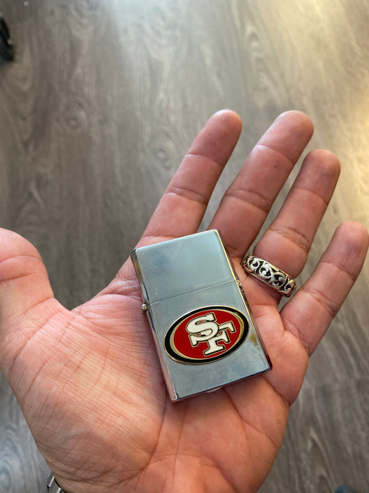 Vintage San Francisco 49ers NFL Football Zippo Lighter