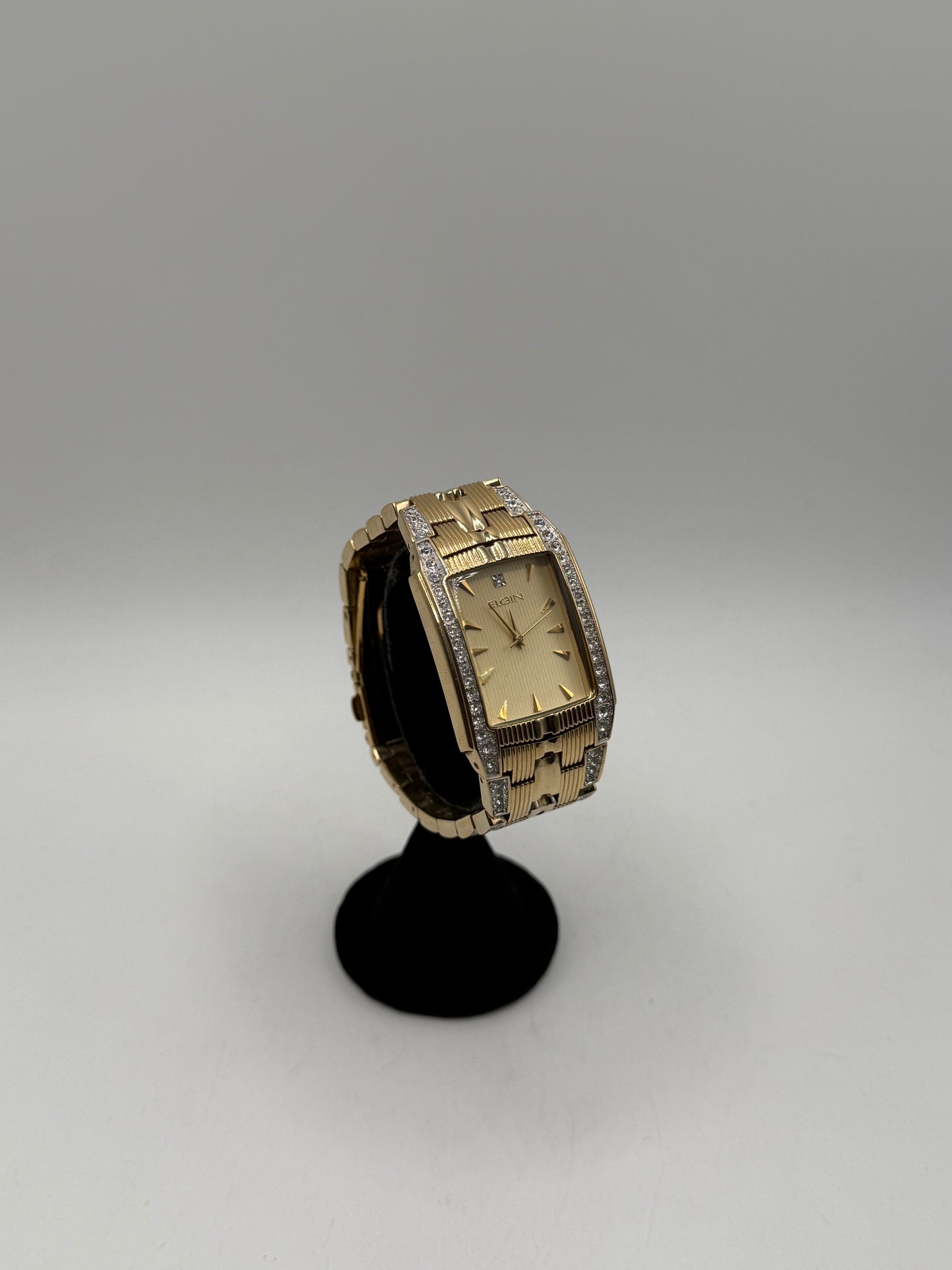 Elgin Diamond CZ Watch