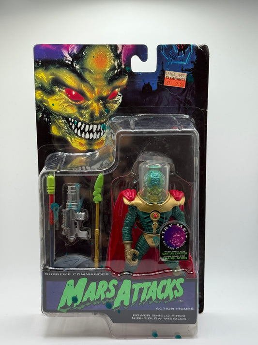 Mars Attacks Supreme Commander Action Figure Try Me Topps