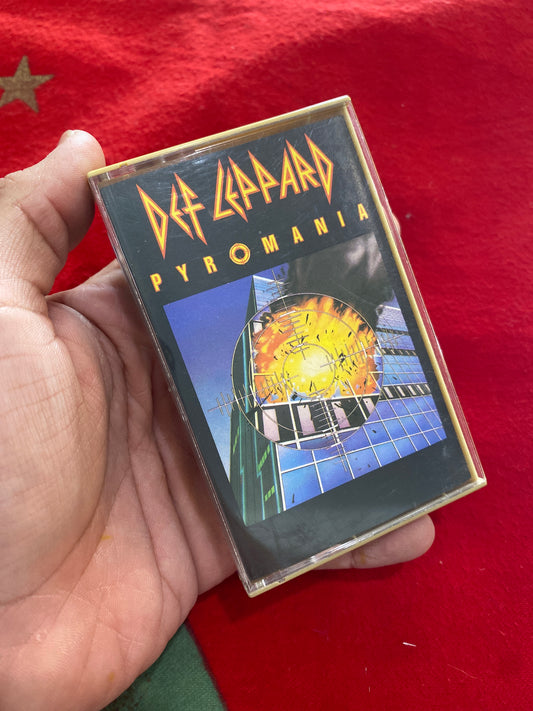 Def Leppard Pyromania Cassette