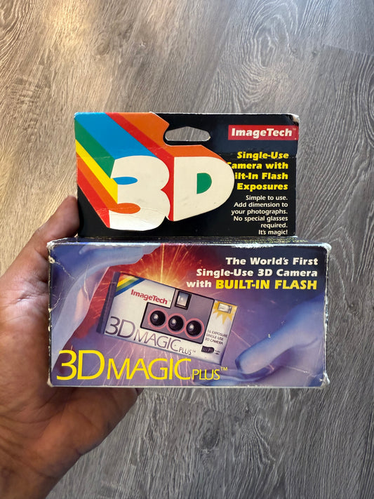 Vintage 3d film camera
