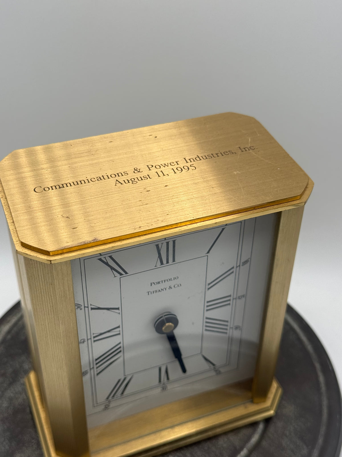 Tiffany and Co. desk clock