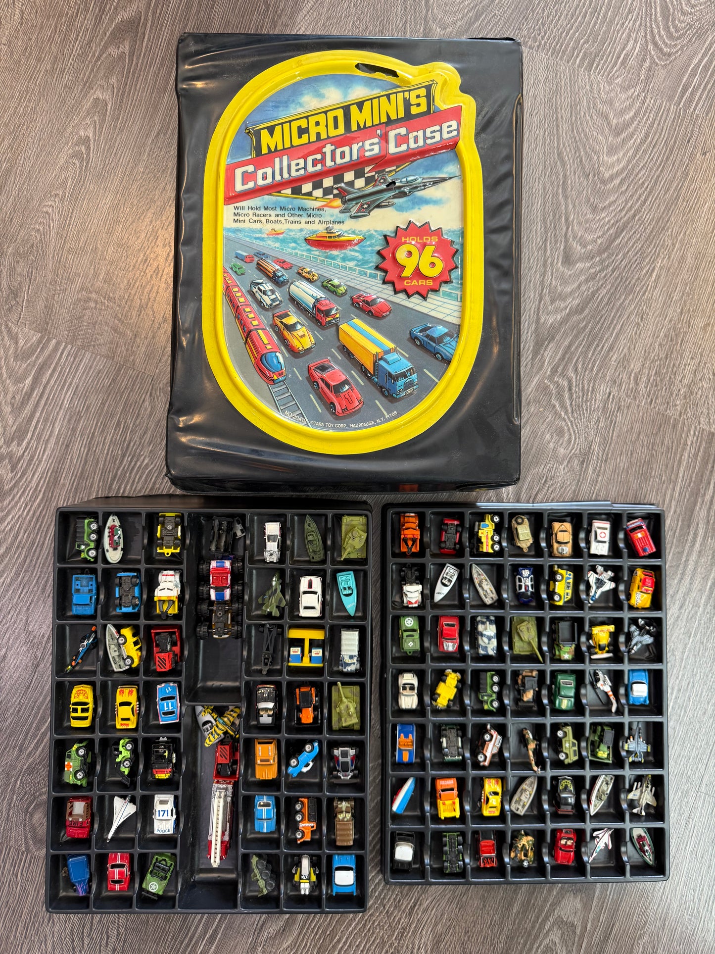 Vintage micro machines lot with case
