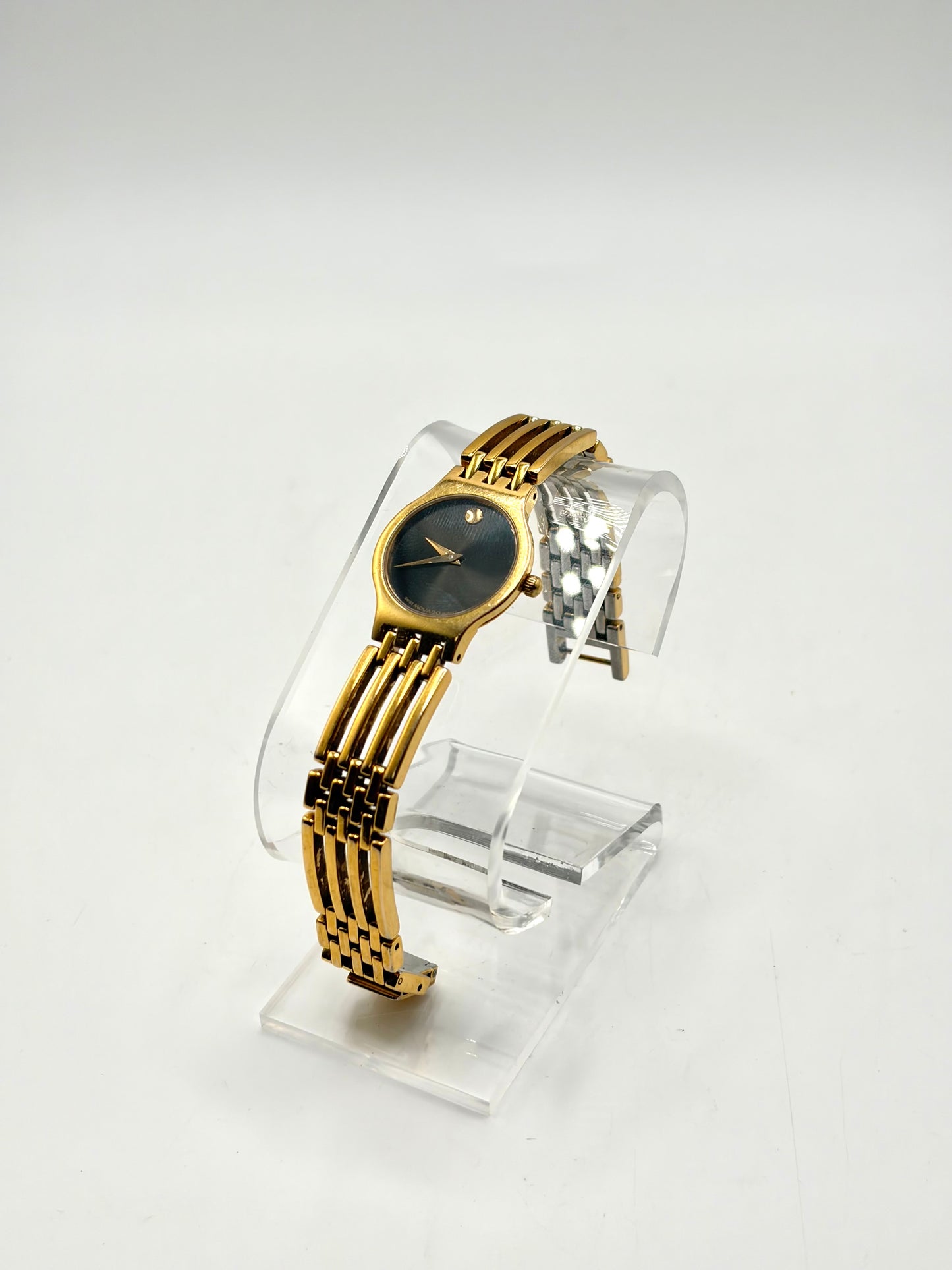 Movado gold tone watch