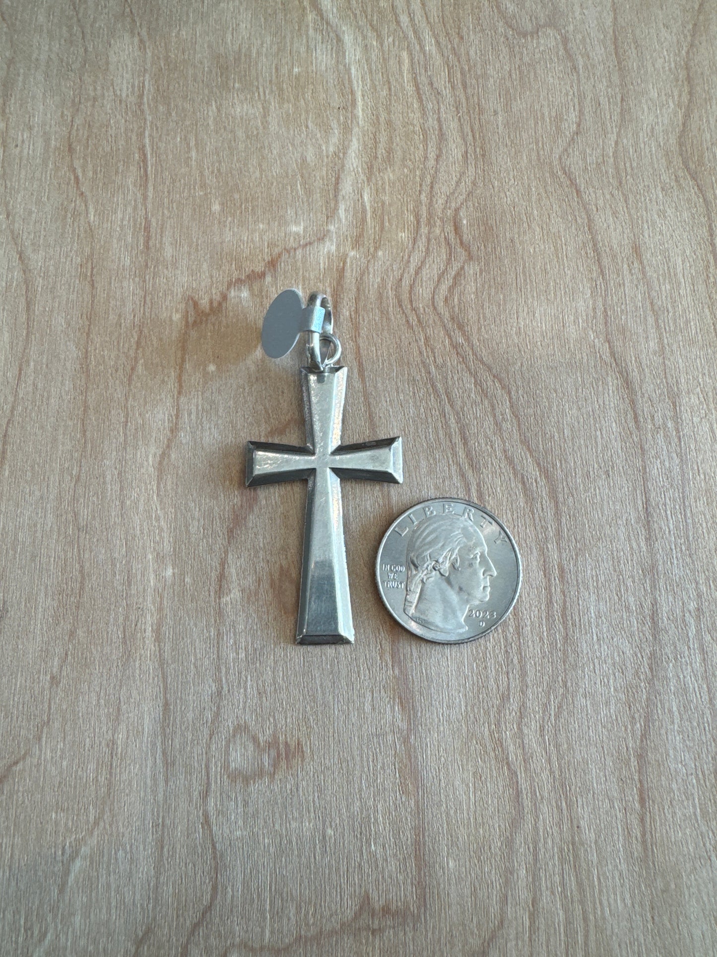 .925 sterling silver cross pendant