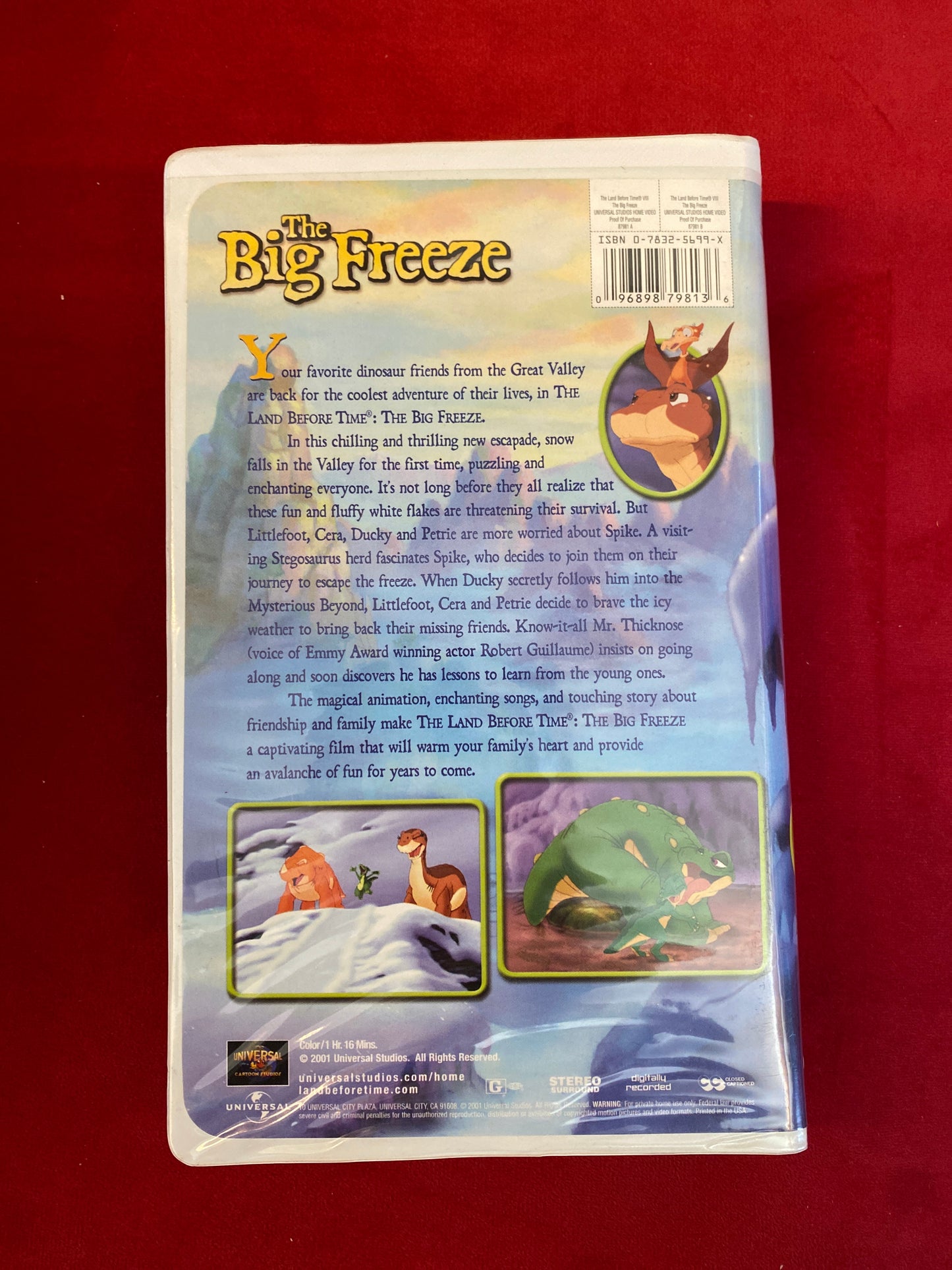 The Land Before Time The Big Freeze VHS Movie