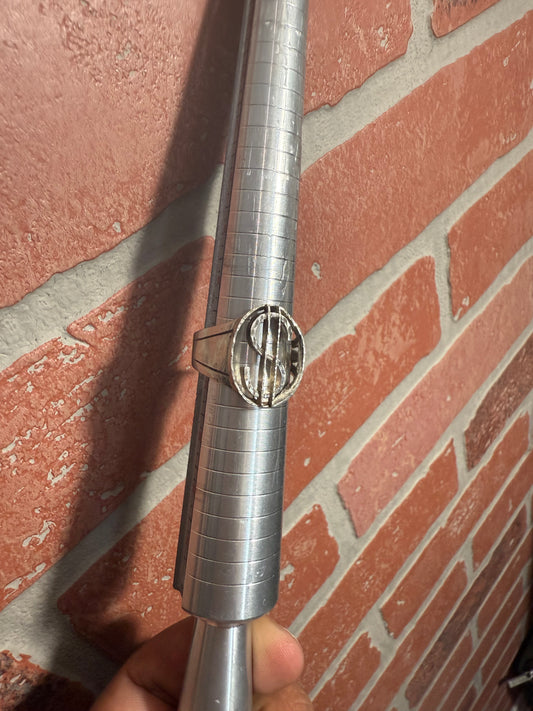 .925 Sterling silver cash money ring 7.5”