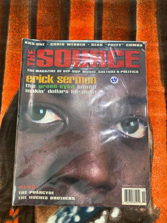 Vintage The Source Magazine Erick Sermon 1995