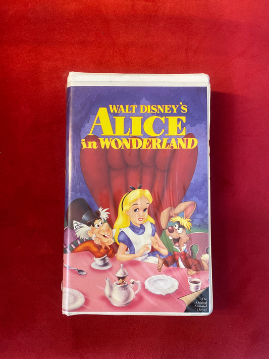 Alice In Wonderland VHS Movie
