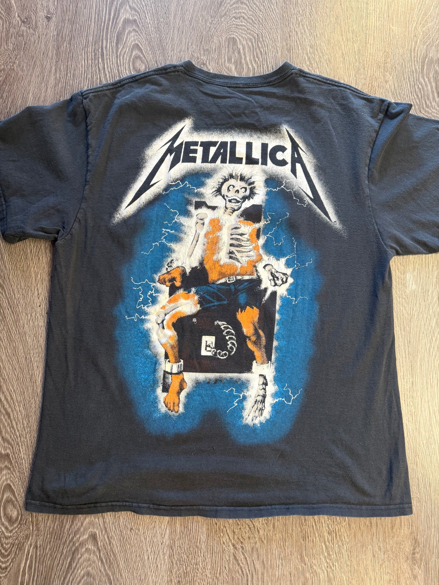 Metallica ride the lightning vintage shirt sz. Xl