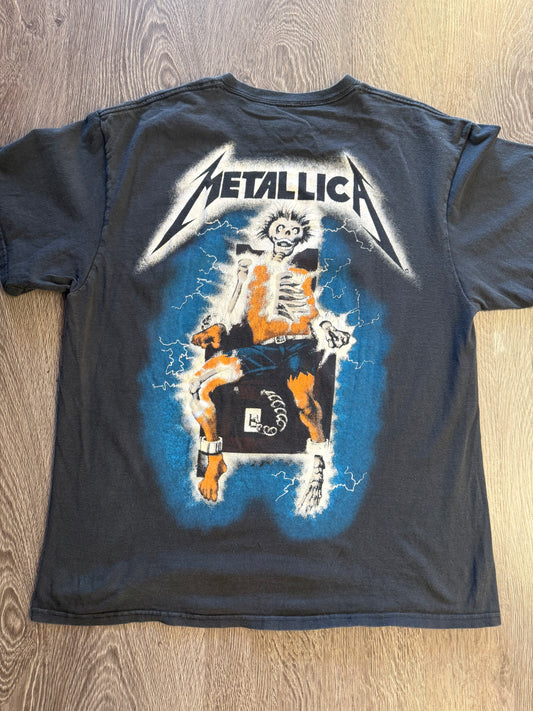 Metallica ride the lightning vintage shirt sz. Xl