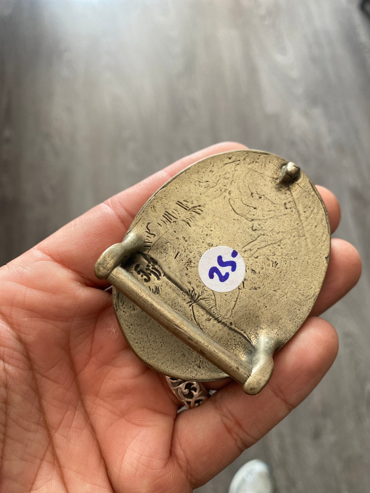 Vintage Brass Venice Originals Belt Buckle