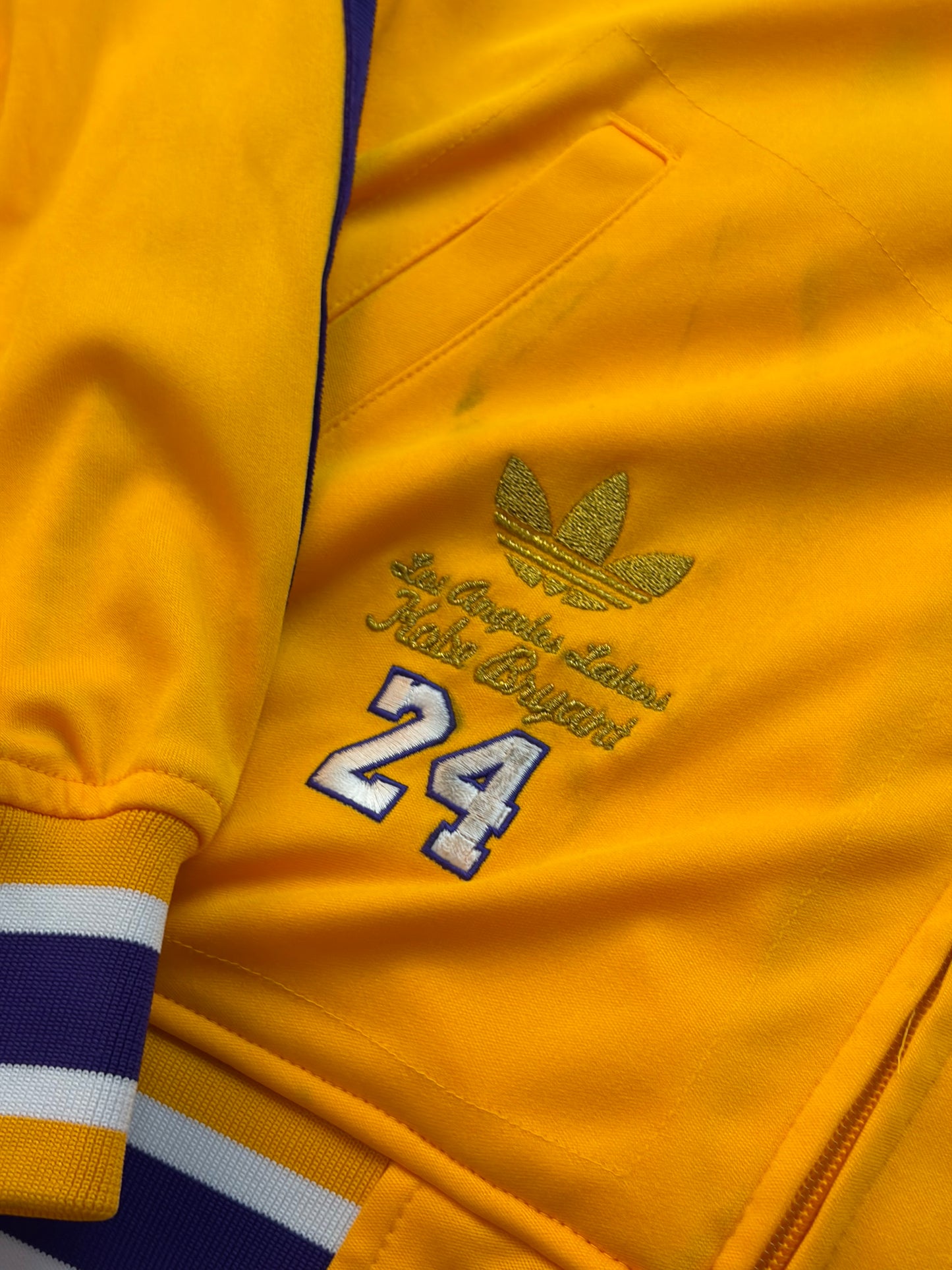 Lakers Kobe Bryant NBA Legends Jacket Sz. L
