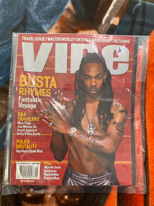 Vibe Magazine Busta Rhymes 2000