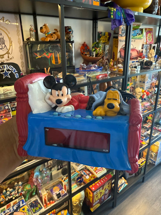 Mickie mouse and Pluto digital clock