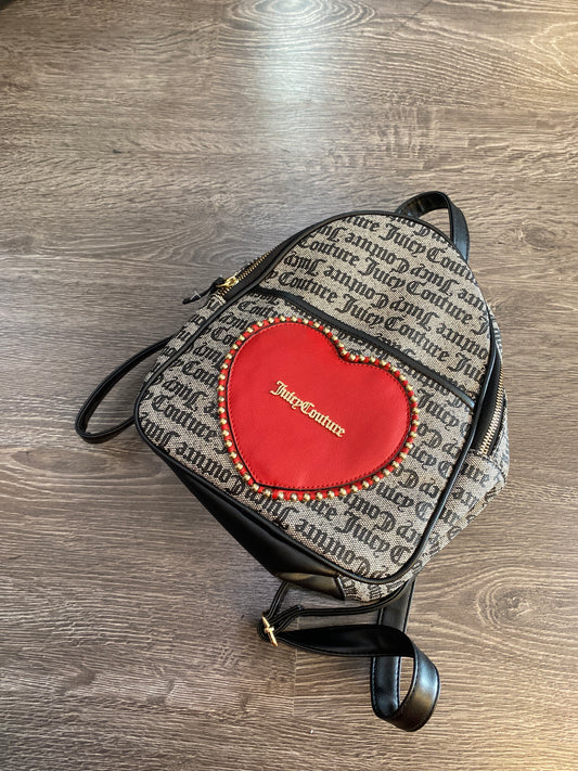 Mini Juicy Couture Denim Backpack Heart Logo