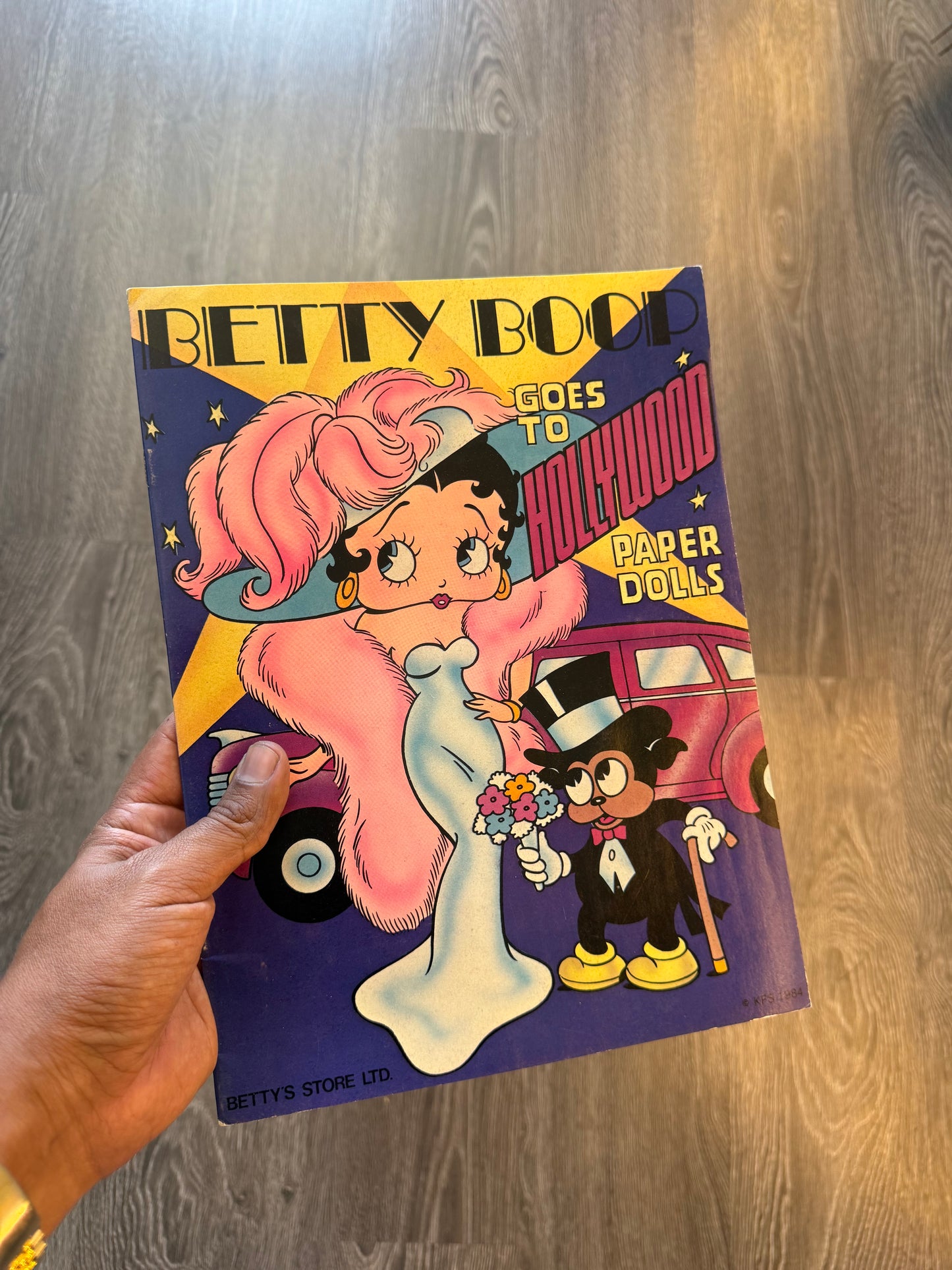 Betty boop paper dolls and 2 bandanas