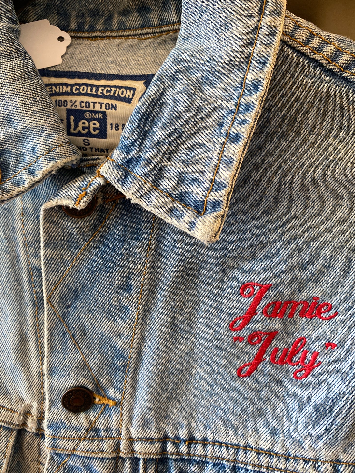 Vintage Lee Annie Denim Jacket Sz Small