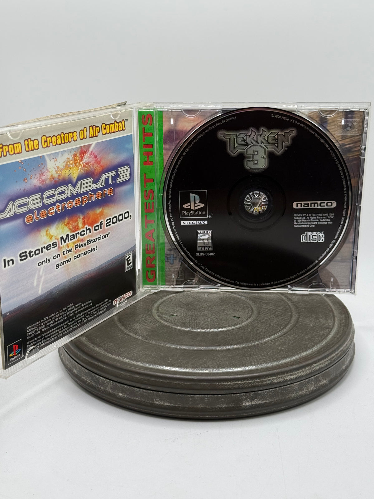 Tekken 3 Sony PlayStation 1 PS1 Greatest Hits Namco Fighting Game – Jewel Case TESTED