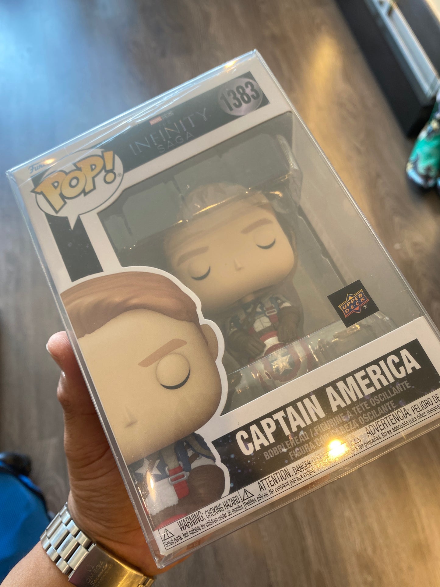 Funko Pop Captain America Upper Deck Toy Figure