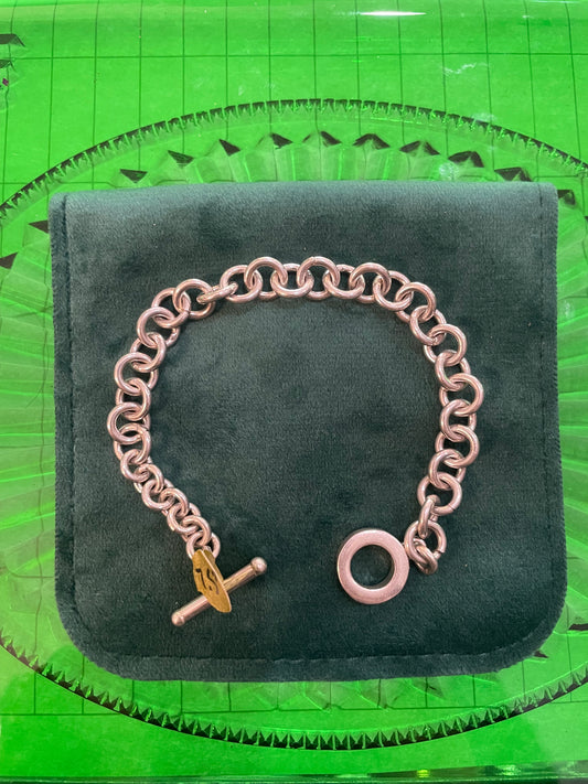 .925 sterling silver bracelet 7.5”