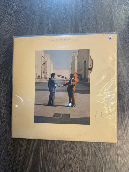 Vintage vinyl Pink Floyd wish you were here album