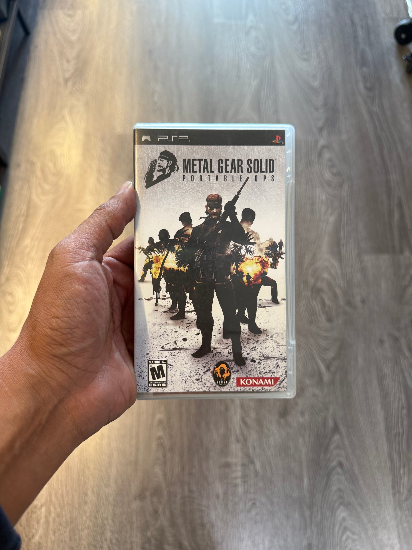 PSP metal gear solid video game