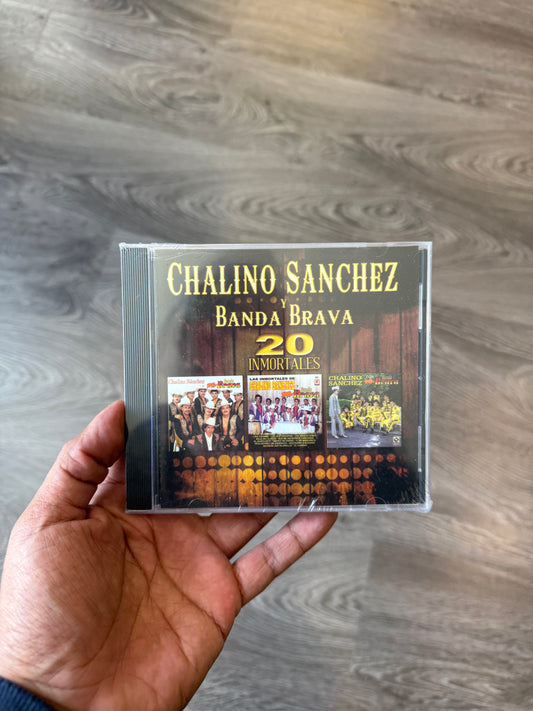 Chalino Sanchez y Banda Brava – 20 Inmortales CD