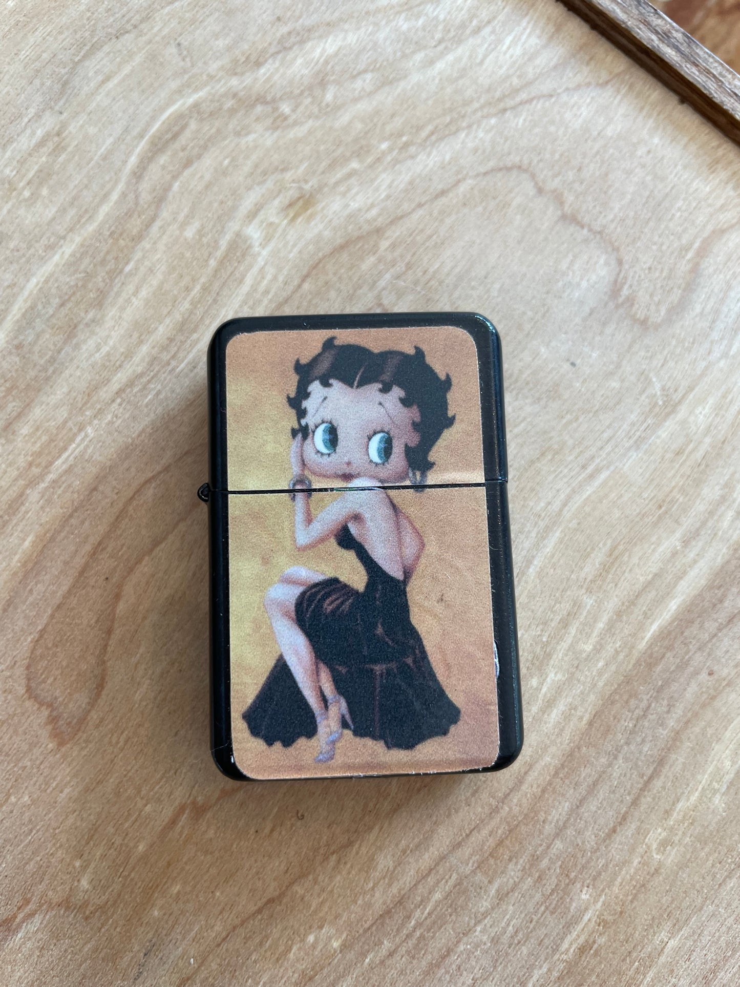 Zippo style lighter Betty Boop