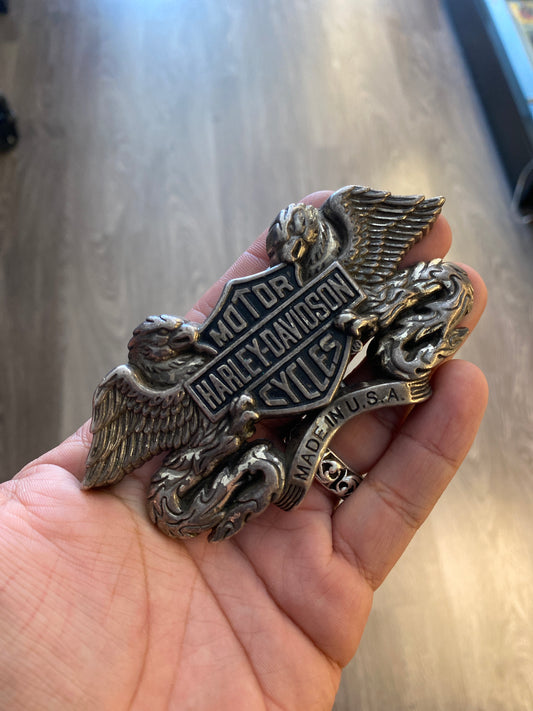 Vintage Harley Davidson Eagles Belt Buckle