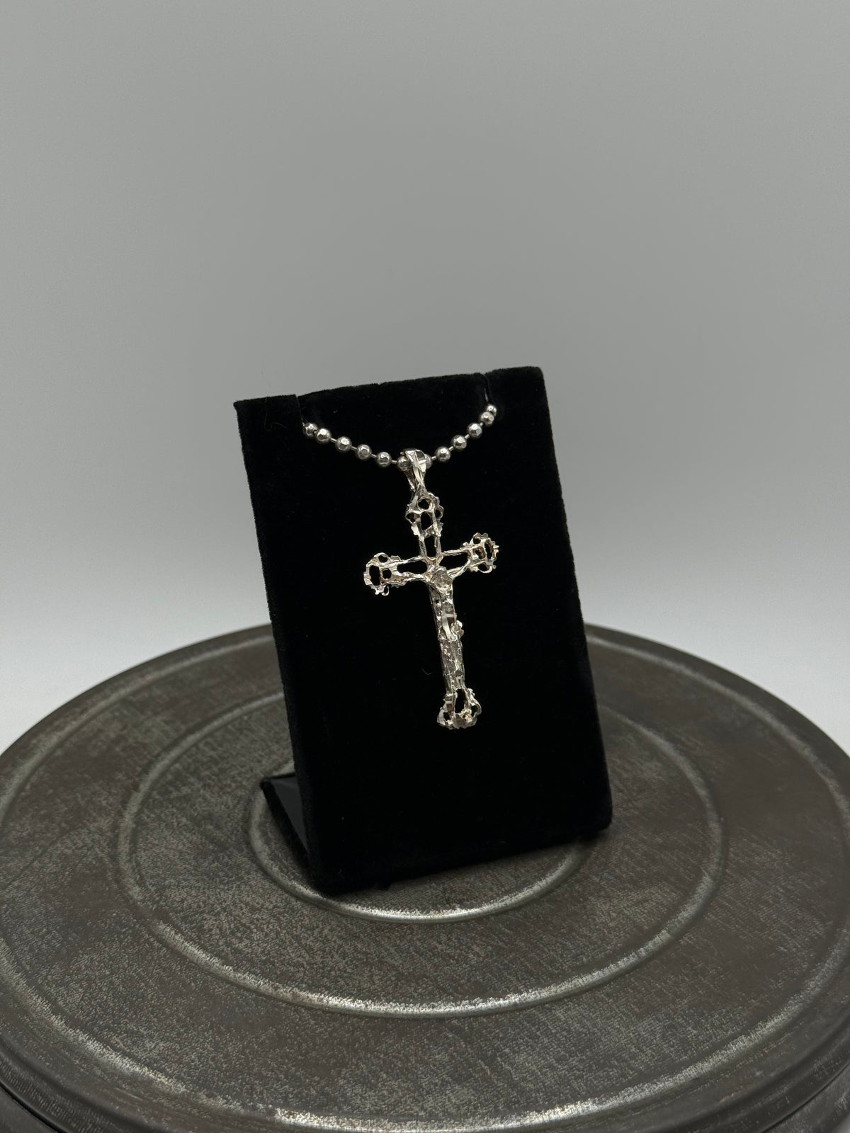 .925 Sterling Silver Crucifix Cross Pendant – Ornate Gothic Design