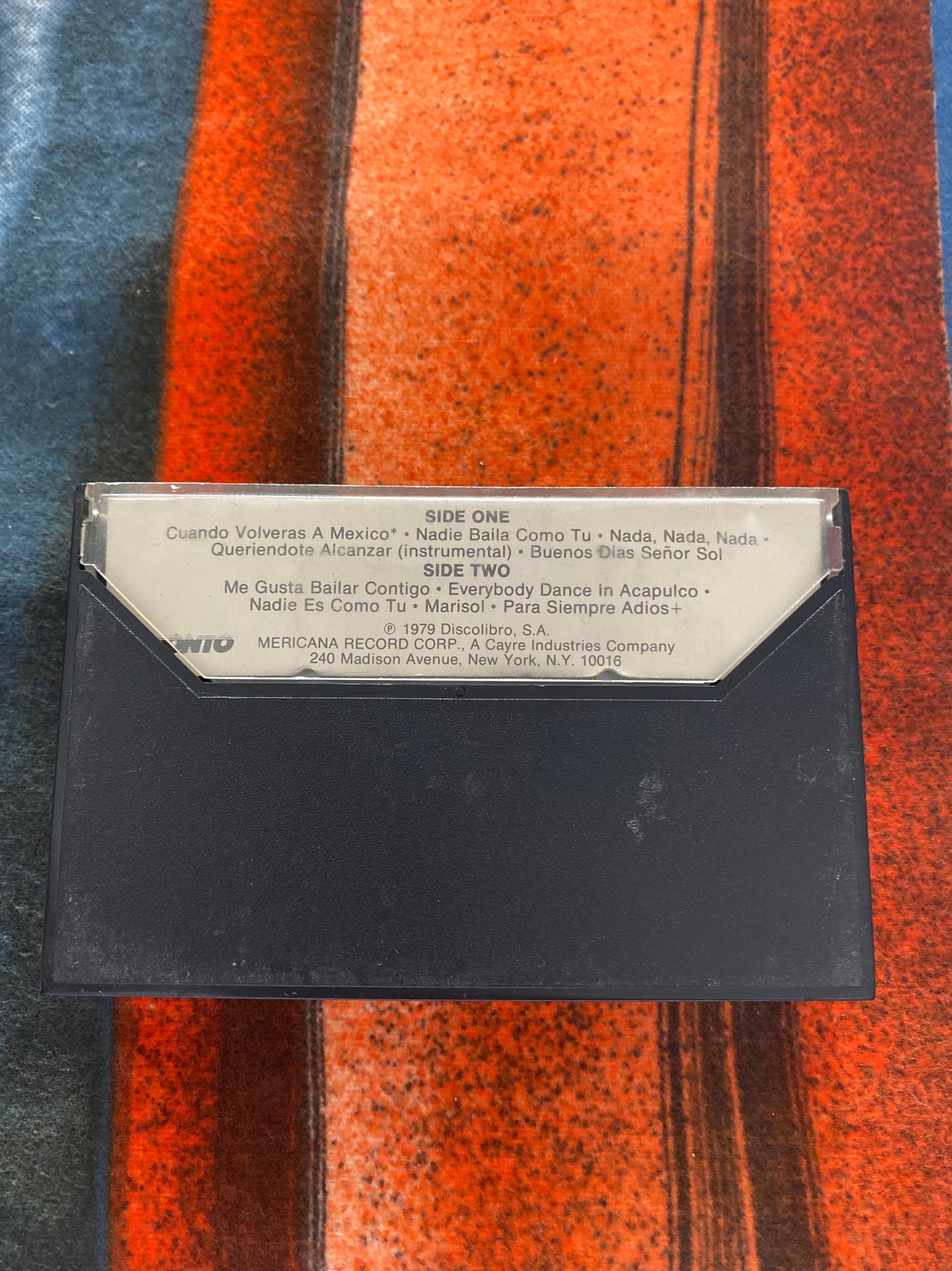 Juan Gabriel Del Otto Lado Del Puente Cassette Tape