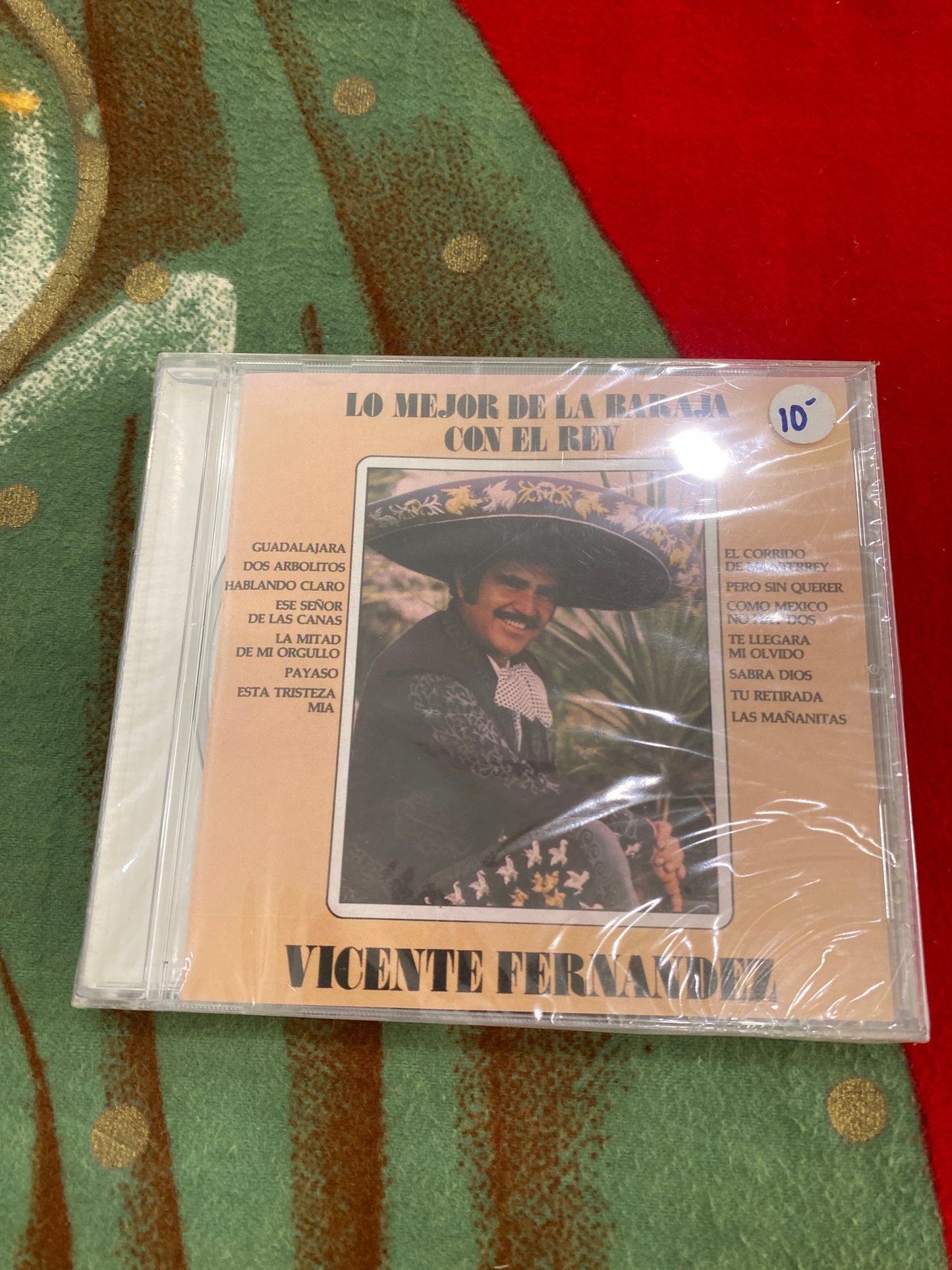 Vicente Fernandez Lo Mejor De La Baraja Con El Rey CD