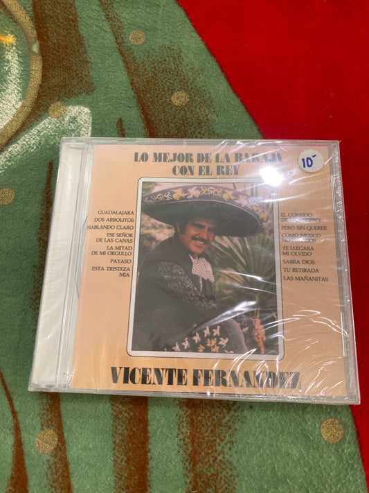 Vicente Fernandez Lo Mejor De La Baraja Con El Rey CD