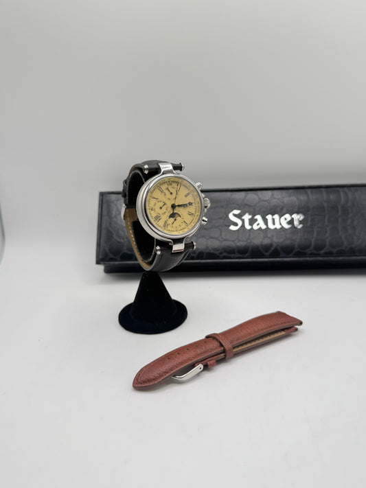 Stauer moon phase automatic watch