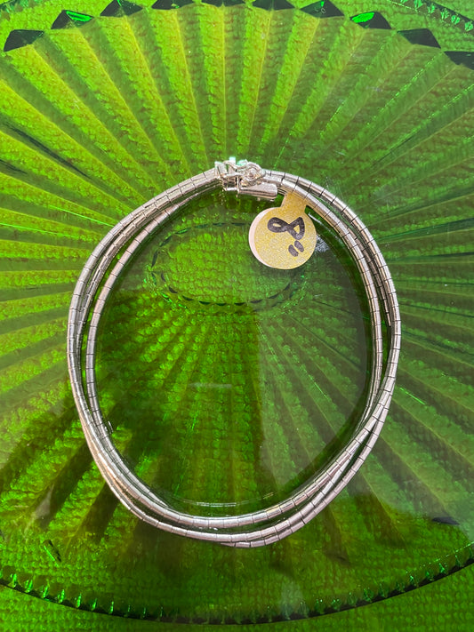 .925 sterling silver bracelet 8”