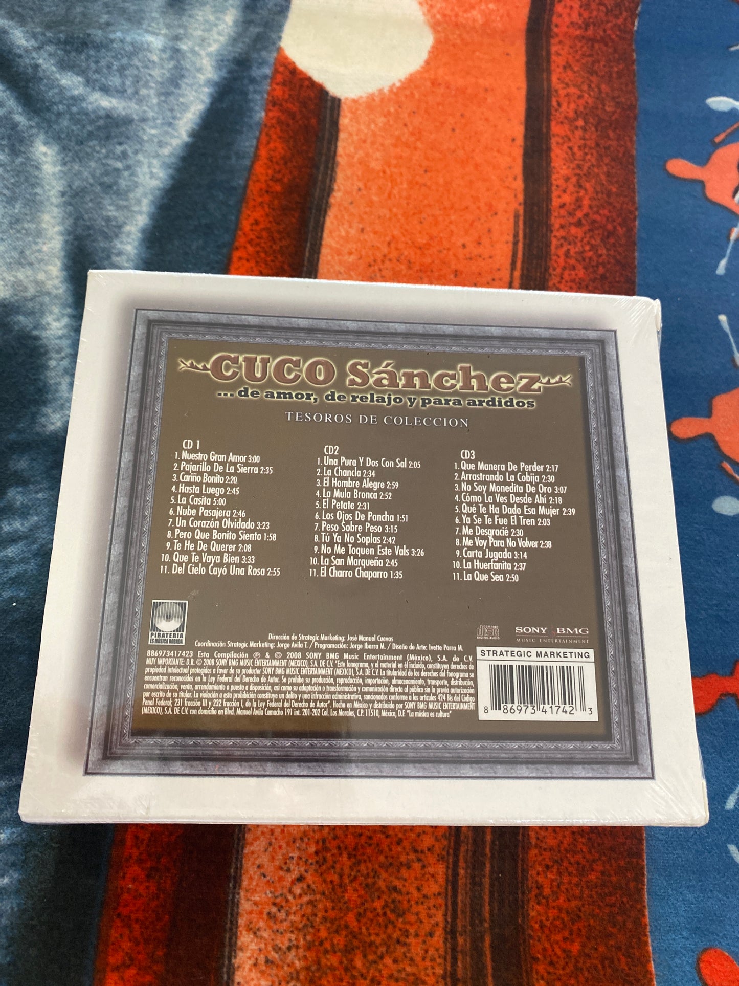 Cuco Sanchez De Amor De Relajo Y Para Ardidos Tesoros De Coleccion 3 CD Set Brand New Sealed