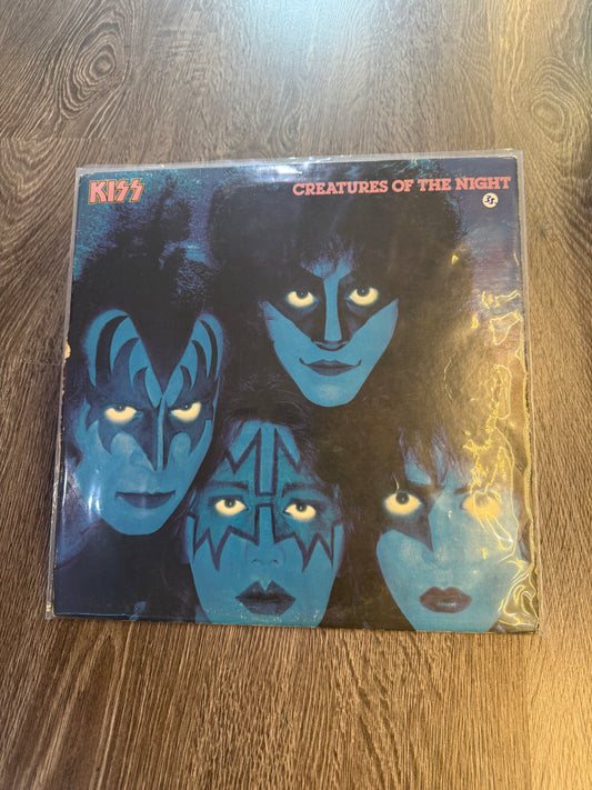 Vintage vinyl kiss creatures of the night