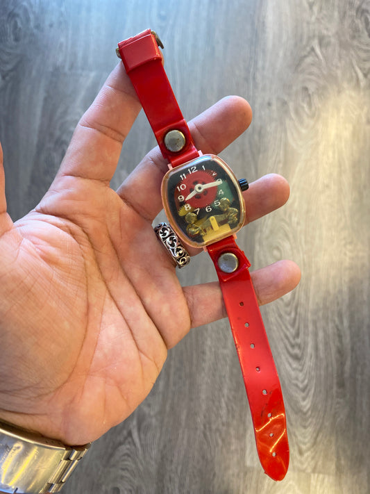 Vintage Wind Up Kids SeeSaw Watch