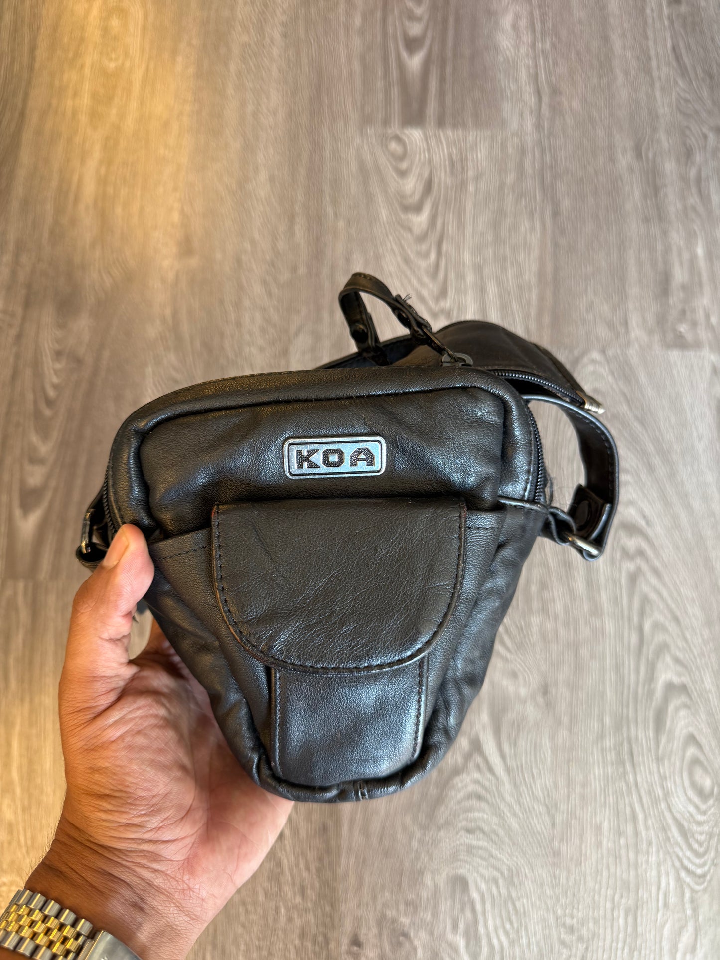 Vintage camera leather case