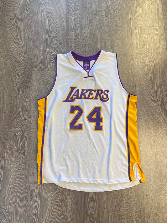 Links Marketing Los Angeles Lakers Kobe Bryant Jersey 24 White Sz XL