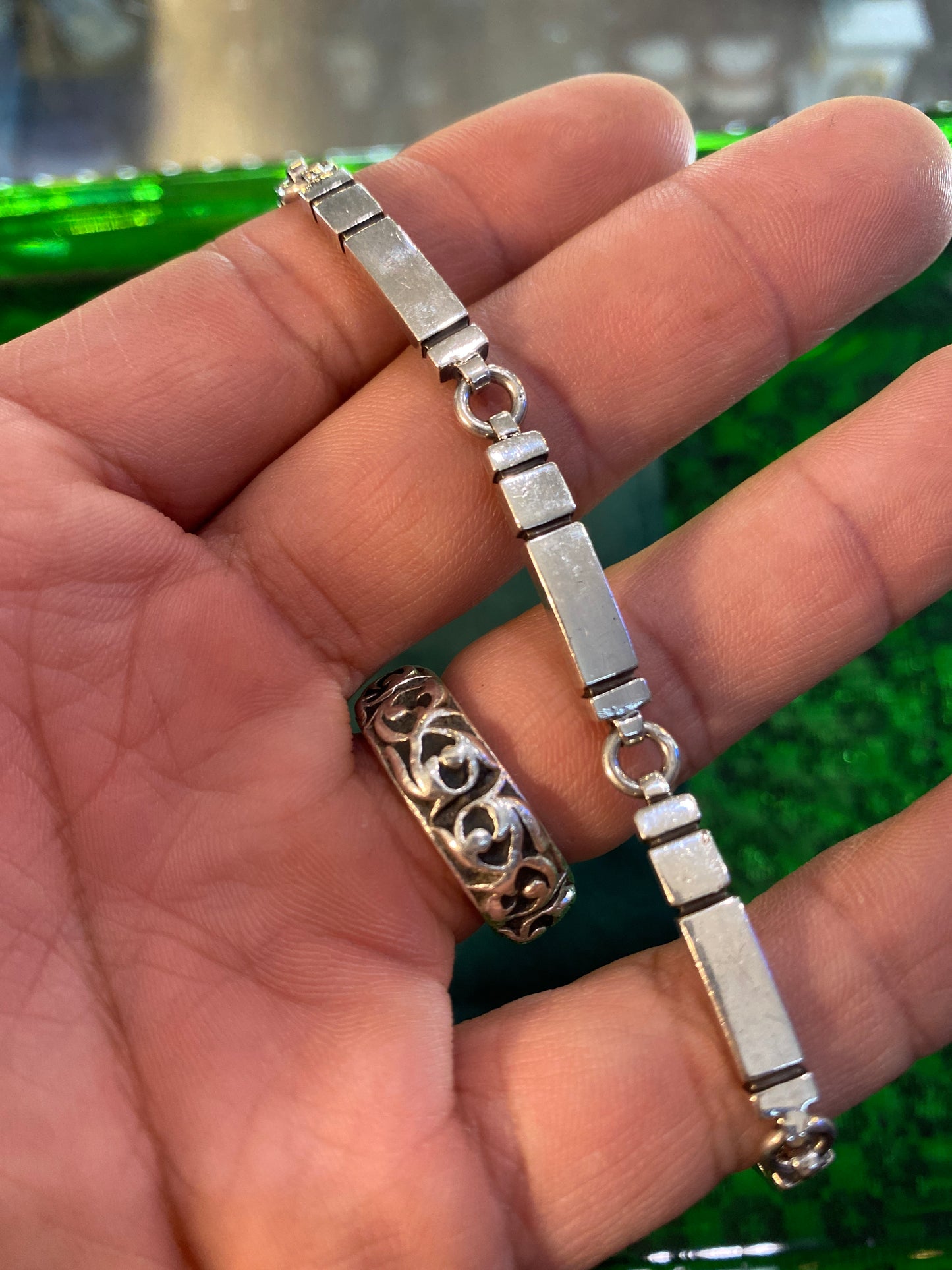 .925 Sterling Silver Bracelet 8”