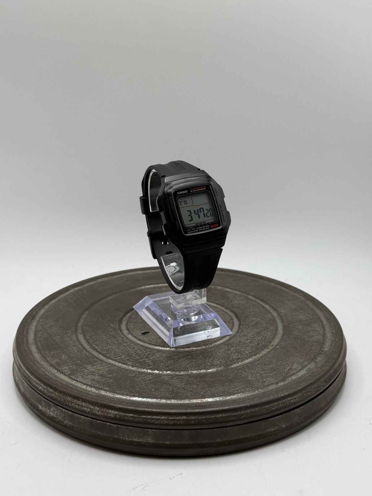 Casio Digital 3 Alarm Chronograph Black Watch WR Water Resist