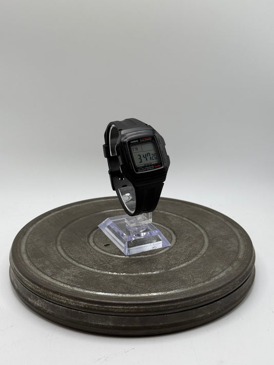 Casio Digital 3 Alarm Chronograph Black Watch WR Water Resist