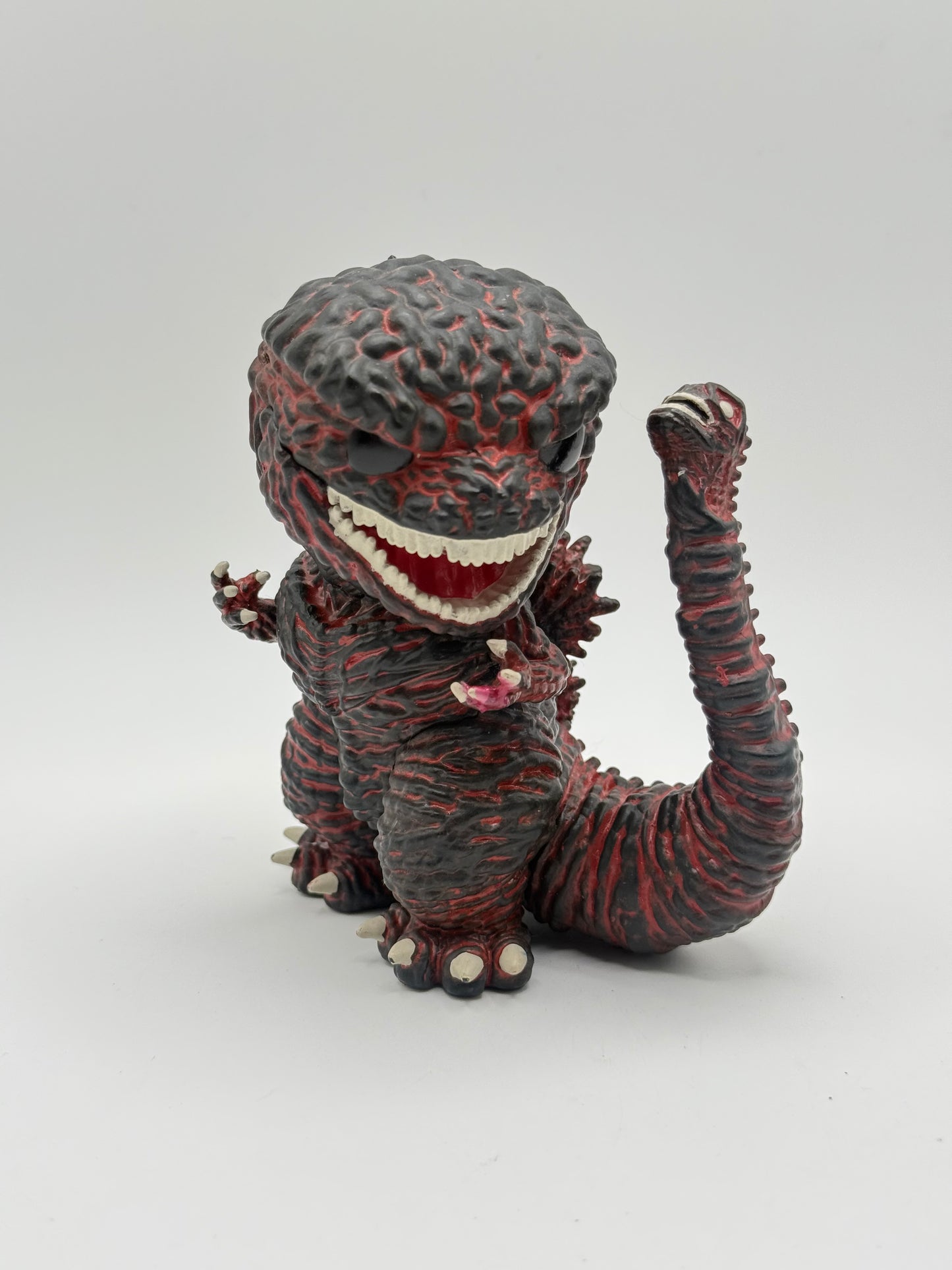 Chibi Shin Godzilla Vinyl Figure Red & Black Kaiju Toy
