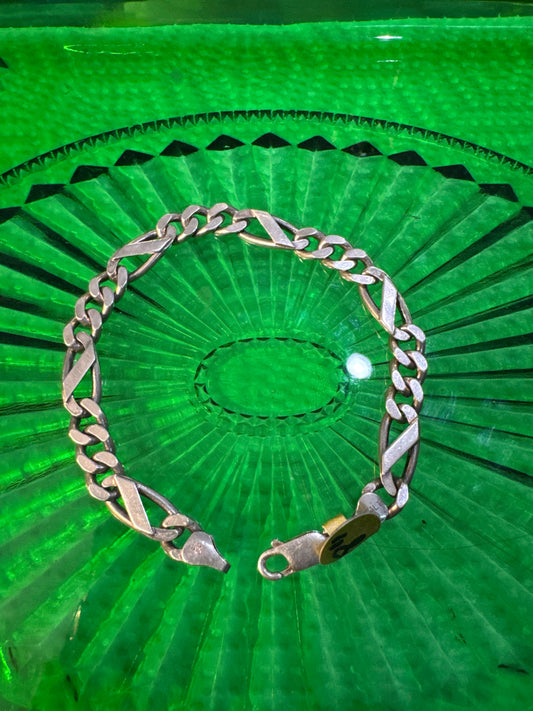 .925 Sterling Silver bracelet 8”