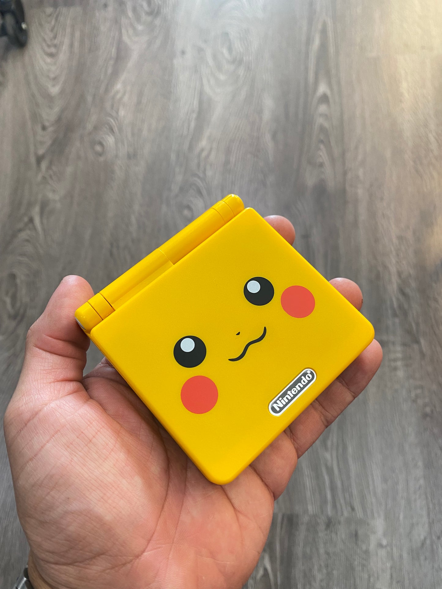 Nintendo Gameboy Advance SP Modded Yellow Pikachu