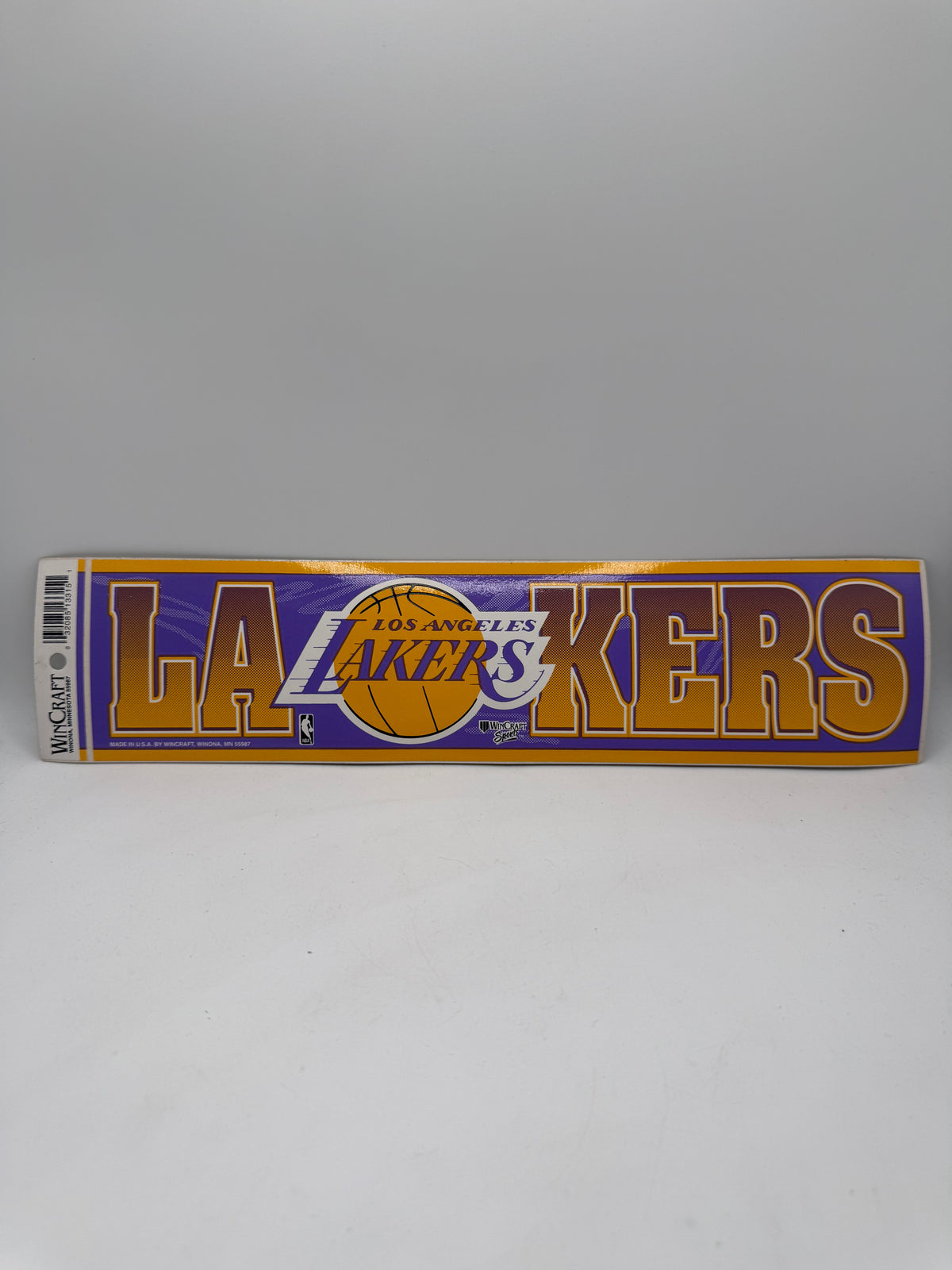 Vintage Los Angeles Lakers Wincraft NBA Bumper Sticker